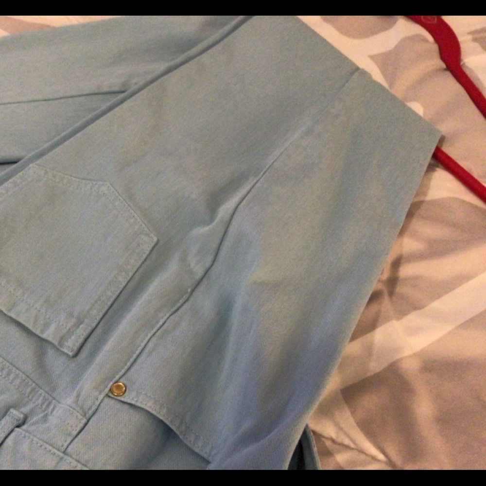 Light Turquoise blue McLaughlin jeans.